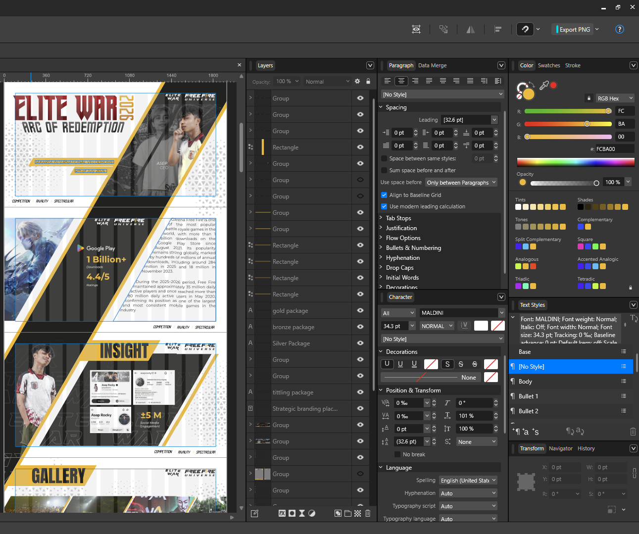 Screenshot of the Elite Wars product website