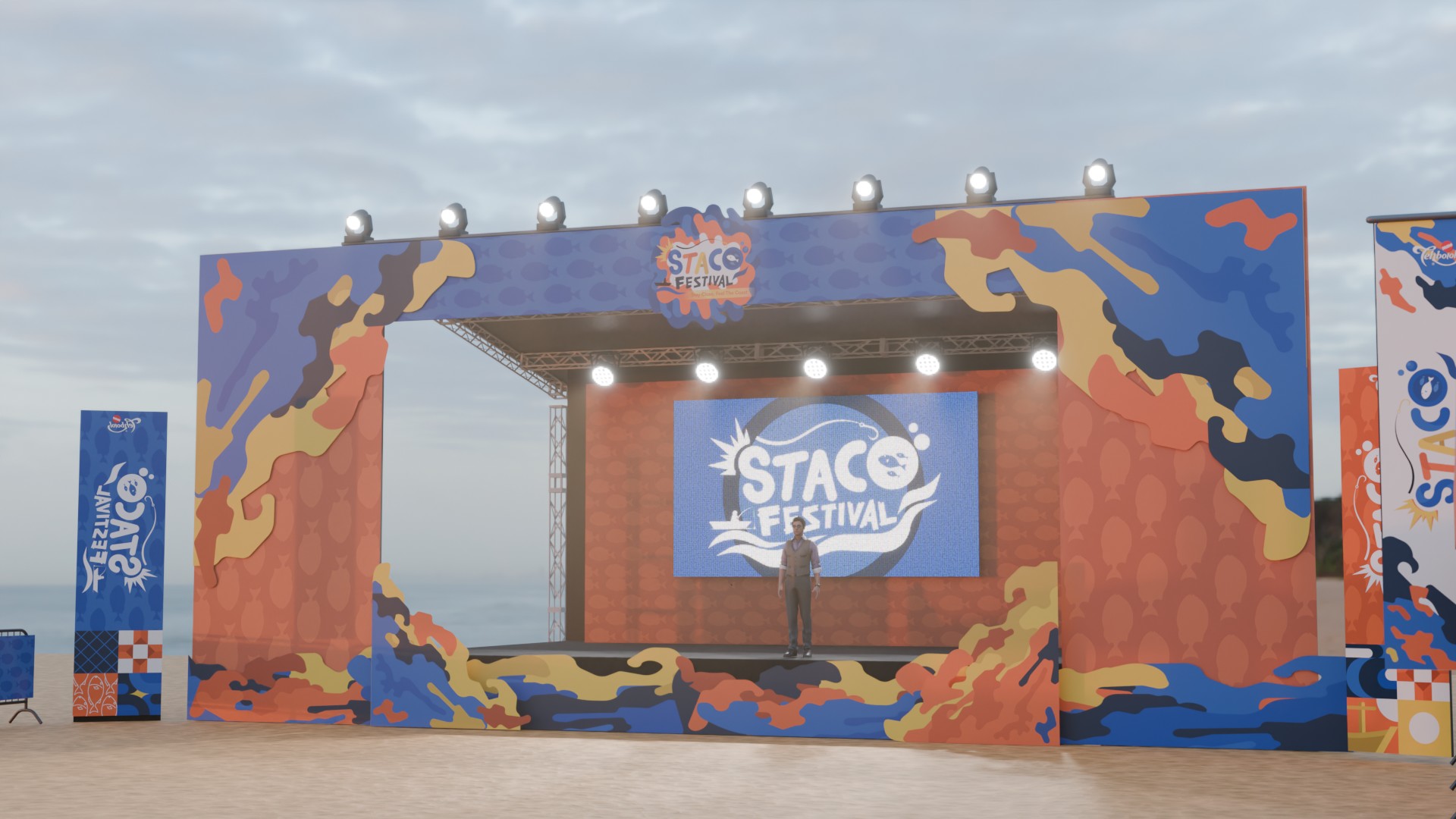 Screenshot of the Stacko Festival product website